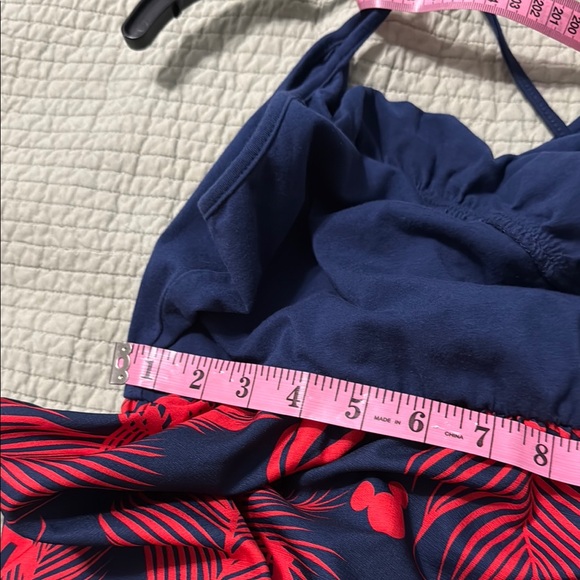 Disney Navy and Red Tropical Dress - Picture 4 of 14